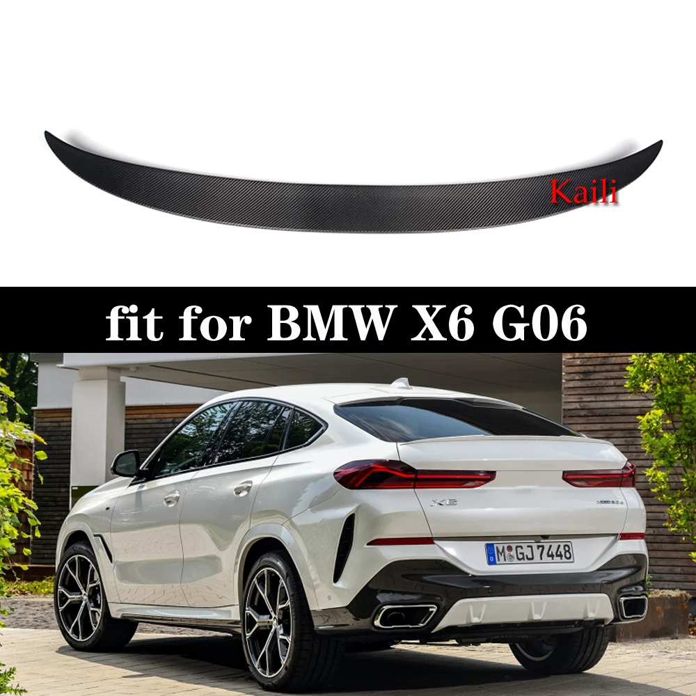 

Подходит для X6 G06 & X6M F96 2020-IN задний багажник Задняя губа Спойлеры из углеродного волокна