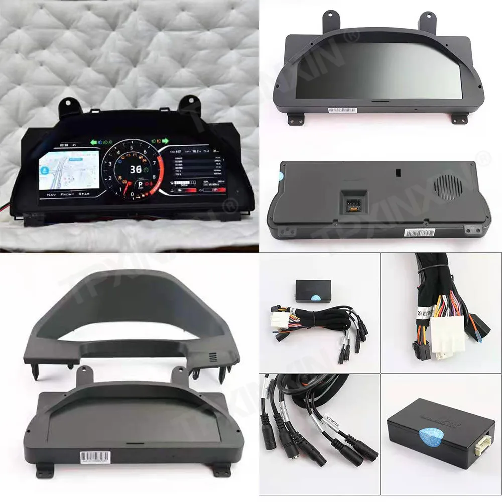 For Toyoda Reiz 2 2010+ Meter Screen Android 9.0 Car LCD Instrument Panel Modified and Upgraded Multifunctional