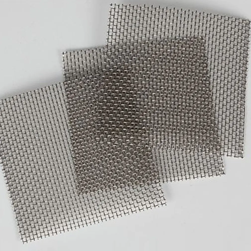 Malla tejida de acero inoxidable para acuario, malla de alambre a prueba de roedores, hoja de malla metálica de 8x8cm, 1mm para agujero de ventilación de aire, 1 unidad