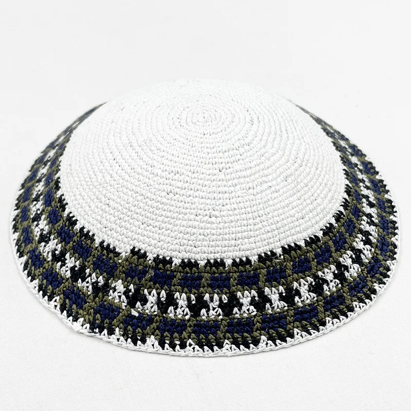 Handmade Knitted Kippah for Men Boys and Kids Yamaka Hat Kippot