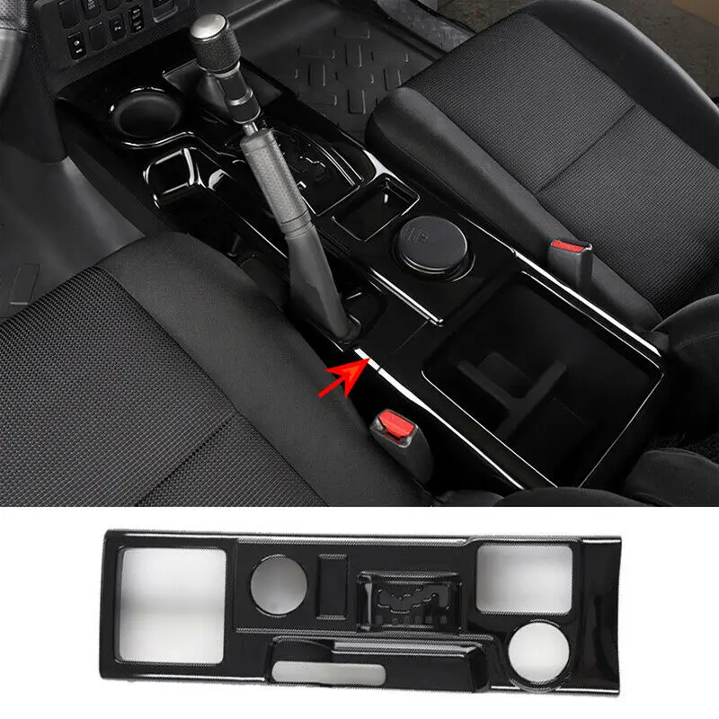 

Fits For Toyota FJ Cruiser 2006-2020 Car ABS Glossy Black Gear Shift Panel Cover Trim Moulding Styling Accessories 1PCS