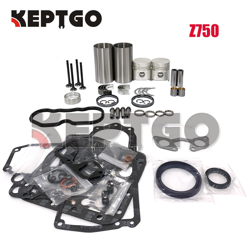 New Z750 Overhaul Rebuild Kit For Kubota Engine