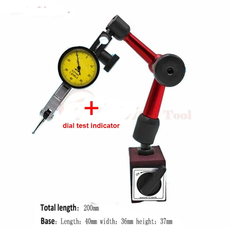 Support De Comparateur à Cadran 8mm - Support Rigide Pour Jauges Et Outils De Mesure De Précision