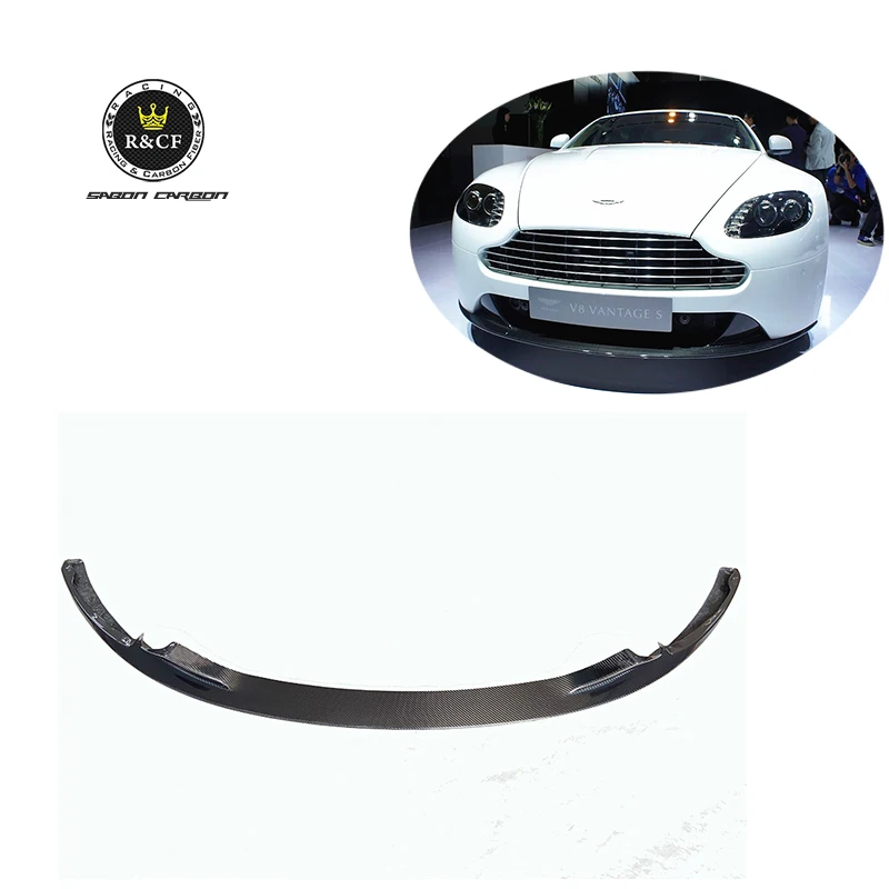 

Vantage V8 V10 OEM Style carbon fiber front bumper lip splitter spoiler for Aston Martin