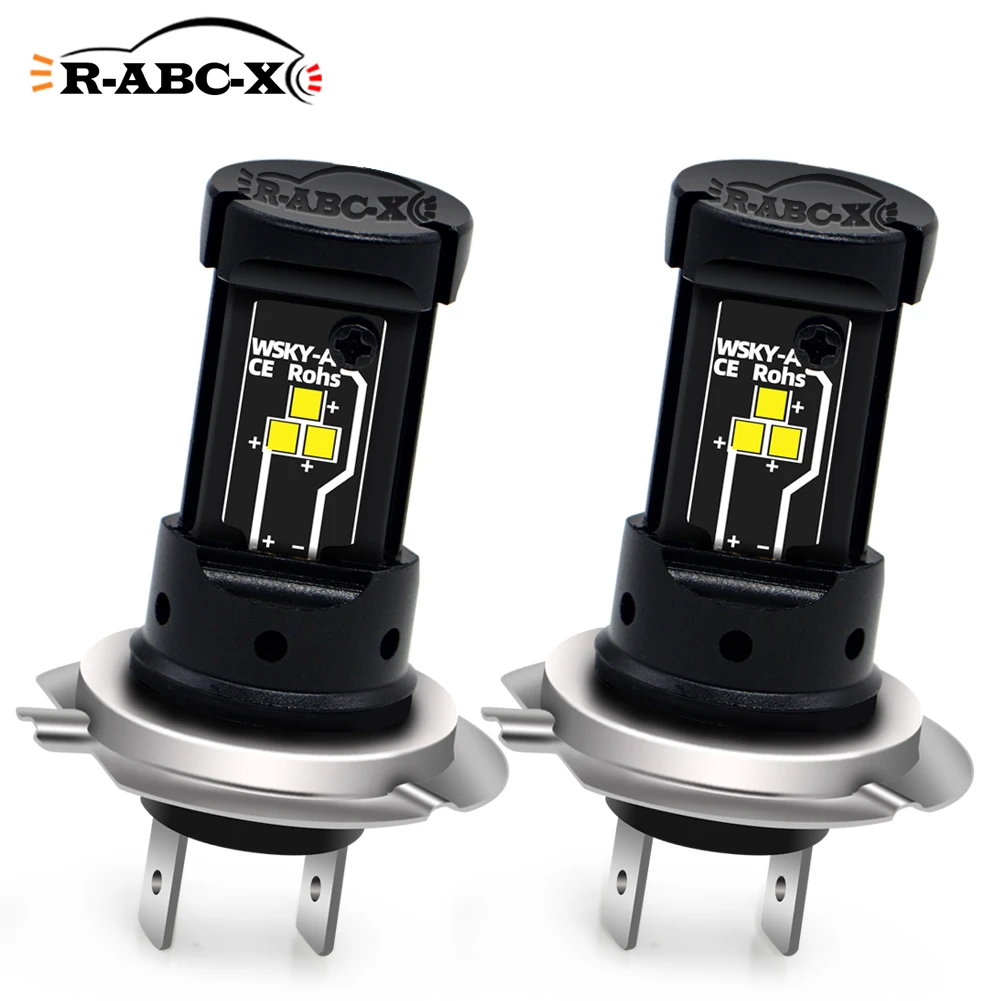 Bombilla H7 LED Canbus Car Driving Bulbs CSP Chip 1000Lm 6000K H11 Fog Lights 10W Automotivo Ampoule Lamp AC/DC10-30V