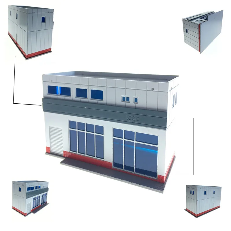 N Ratio 1/150 160 Up To The Architectural Scene Model Convenience Store Hard Plastic Assembly Model