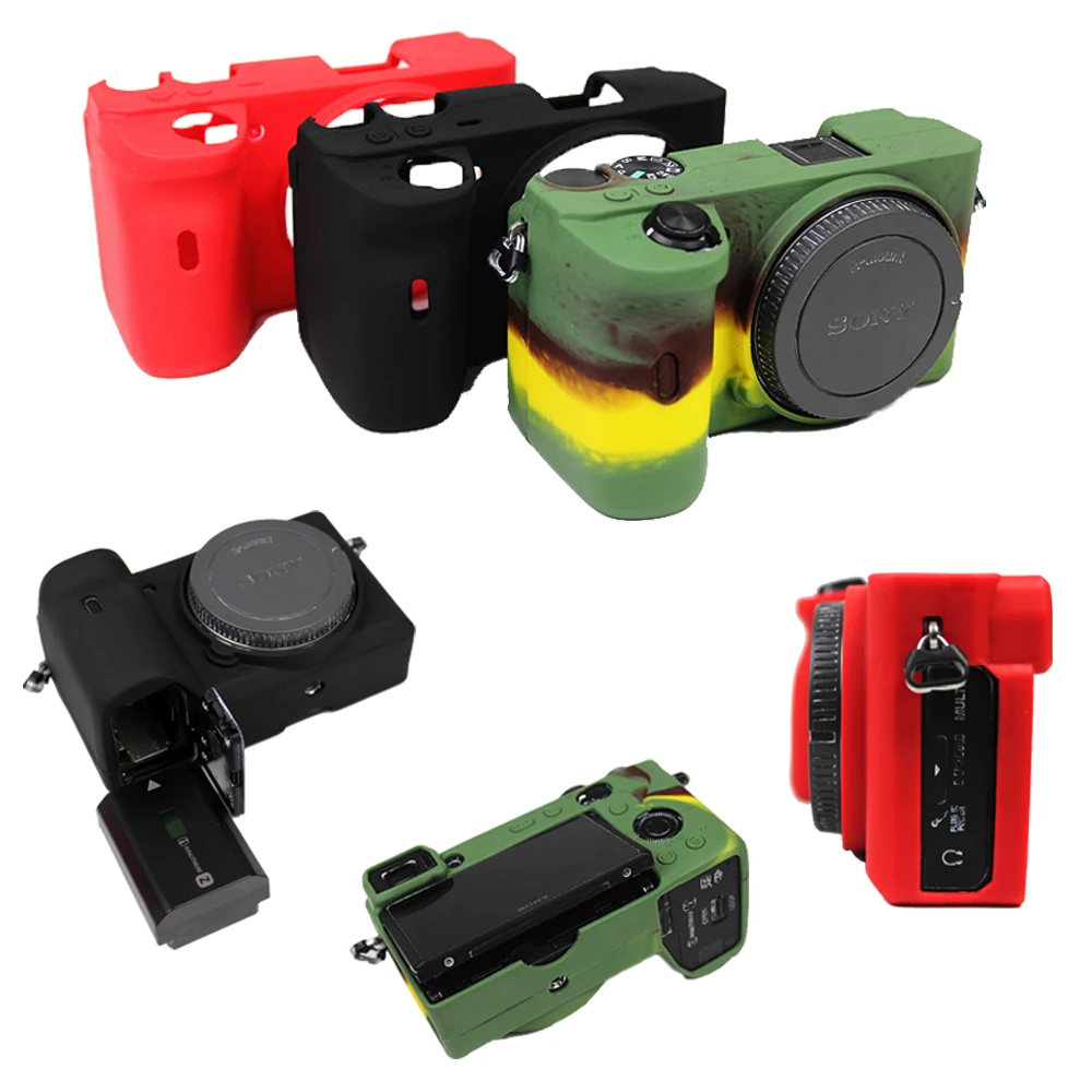 Силиконовый чехол для камеры Sony Alpha A5100, A5000, A6000, A6100, A6300, A6400, A6500, A6600