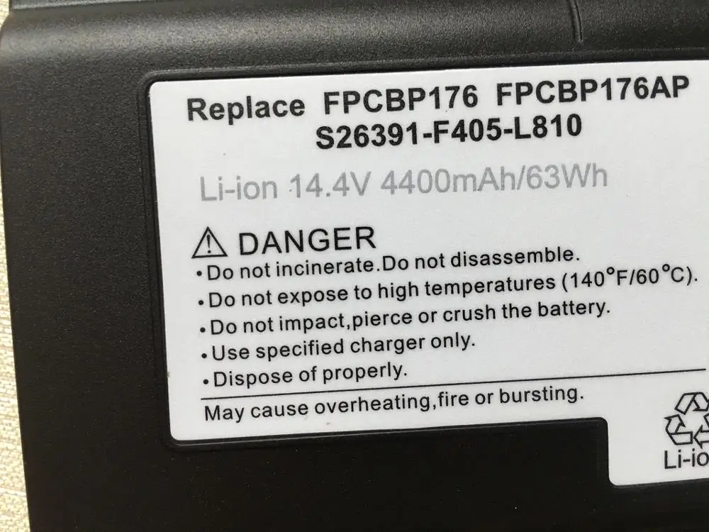 Imagem -04 - Supstone Fpcbp176 Fpcbp233 Bp199a Bateria do Portátil para Fujitsu Lifebook A1220 A6210 A6220 A6230 Ah550 E780 E8410 E8420 N7010 Nh570