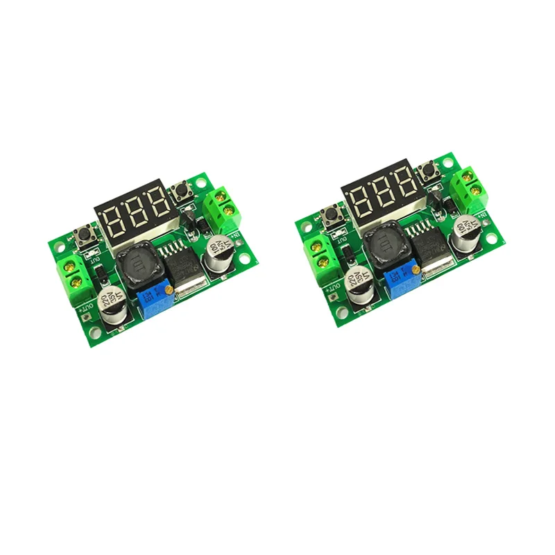 LM2596 DC Buck Step Down Power Converter Module DC/DC 4.0~40V To 1.25-37V Adjustable Voltage Regulator With LED Voltmeter