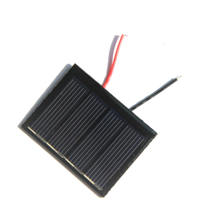 

2V 0.23W Solar Cell With Wire Polycrystalline 50*38MM Solar Panel Charger For 1.5V Battery Light Toy 100pcs