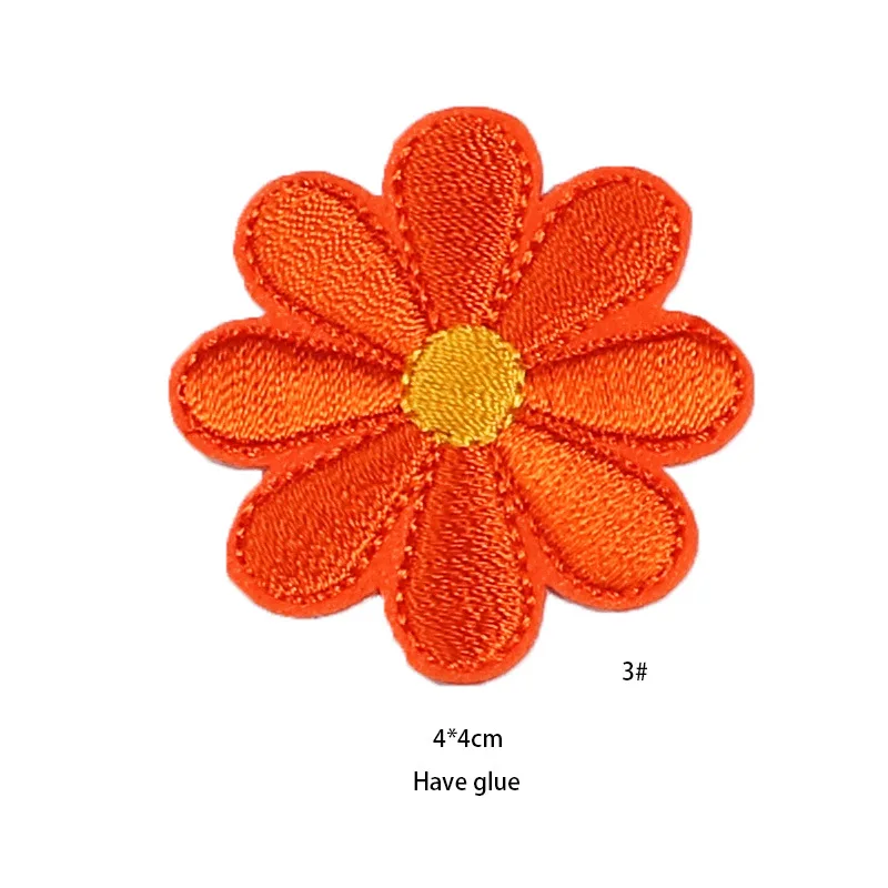 22Pcs Flower Embroidery Patch Iron on for Clothing Decoration Kids Girls Women Garments Patches Elegant Stickers