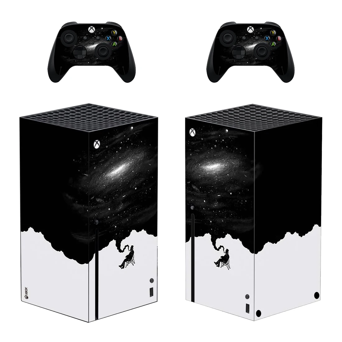 

Lonely Style Xbox Series X Skin Sticker for Console & 2 Controllers Decal Vinyl Protective Skins Style 1