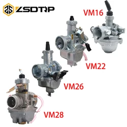 ZSDTRP Mikuni VM16/22/26/28 19mm 26mm 30mm 32mm Carburetor Carb For Motorcycle Dirt Pit Bike ATV QUAD 50cc-200cc Motocross