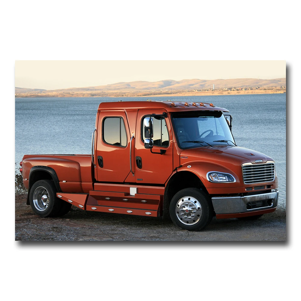 Freightliner Business Class M2 106 carteles e impresiones de camiones imagen artística de pared pintura en lienzo sin marco para decoración para sala de estar
