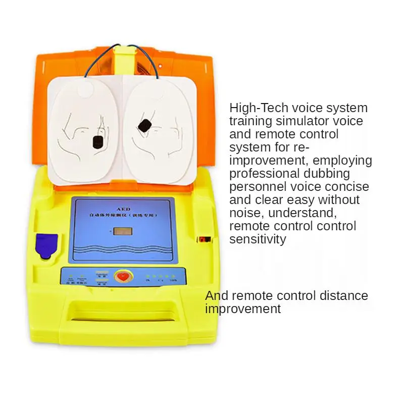 Imagem -02 - Aed Desfibrilador Externo Automático Cardiopulmonar Simulação de Reanimação Treinamento Humano Rcp Analógico Especial ri