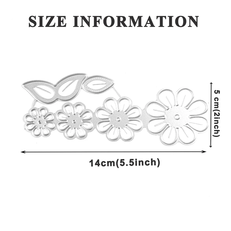 Matrices de découpe en métal pour fleurs marguerite, matrices de découpe, bricolage, artisanat, fabrication de cartes en papier, scrapbooking, gaufrage décoratif, nouveau 2021