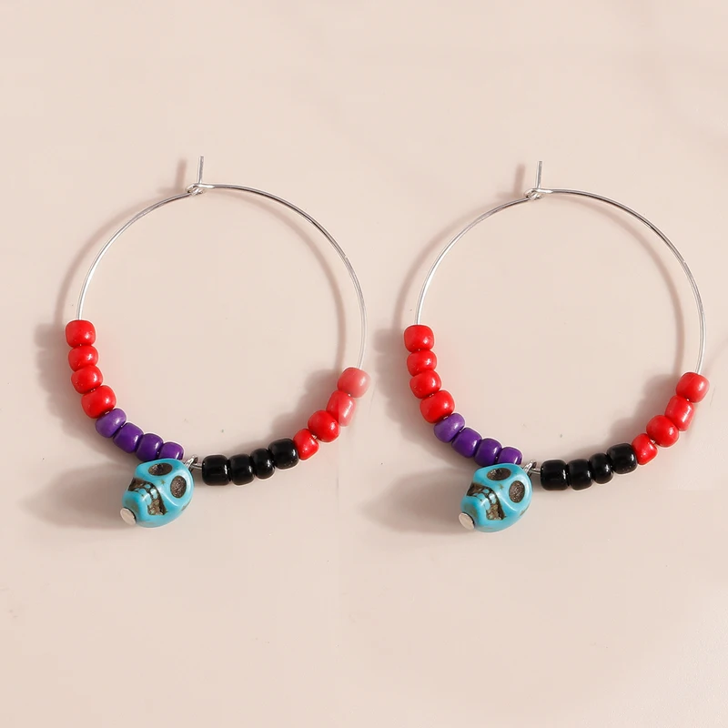 Trendy Halloween Tropfen Ohrringe Für Frauen Mond Tod Geist Kürbis Skelett Baumeln Ohrringe Party Zubehör Lustige Schmuck Geschenke – Detail 36