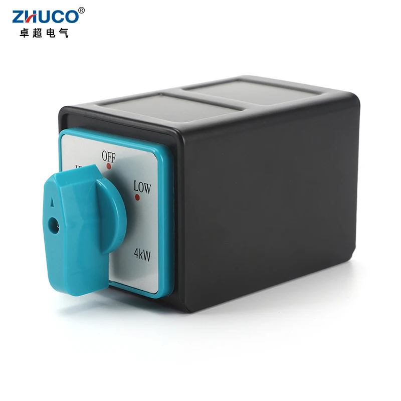 

ZHUCO HZ5D-20/4 M08C With Iron Shell 20A Two-Speed Motor Switch Three Position Four Poles Universal Changeover Rotary Cam Switch