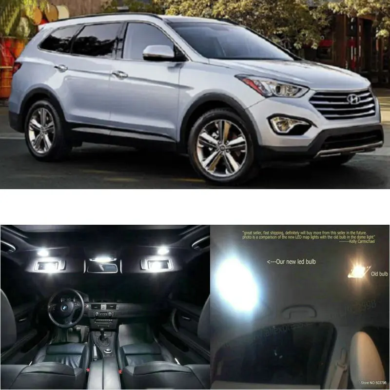 

Led interior lights For Hyundai veracruz 2016 17pc Led Lights For Cars lighting kit automotive bulbs Canbus