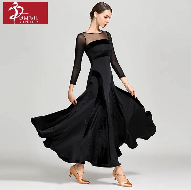 NEW Latin Salsa Cha cha Tango Ballroom Dance Dress Standard Ballroom Dress Moden Dance Dress #S9047