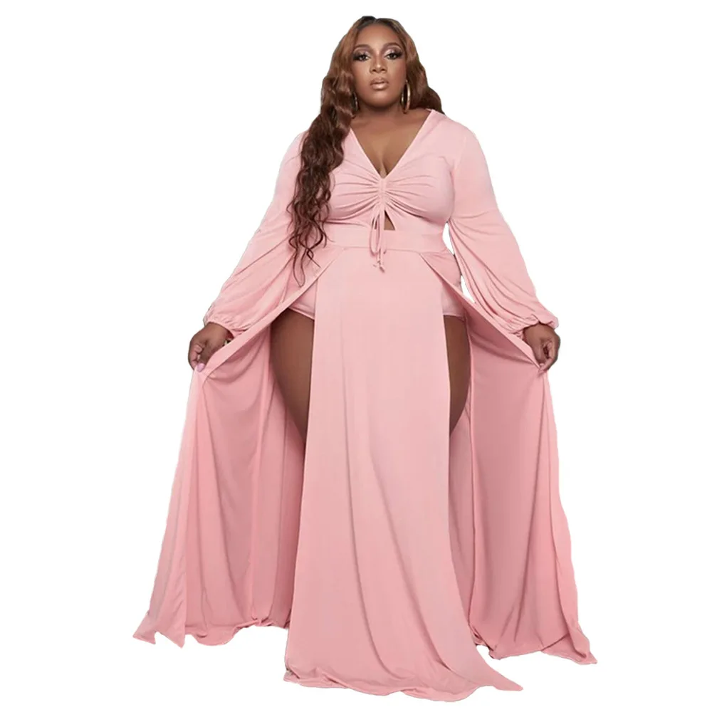 Outono roupas para as mulheres 2021 senhoras vestidos por atacado cintura elástica manga longa vestido bodycon sexy plus size vestido dropshipping