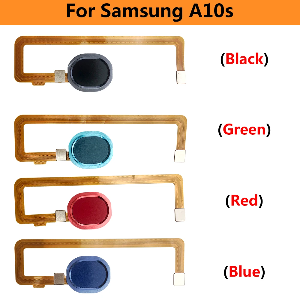 New Home Button FingerPrint Touch ID Sensor Flex CableFor Samsung A10S A107 A107F A20S A207 A207F A11 A20 A21s Replacement Parts