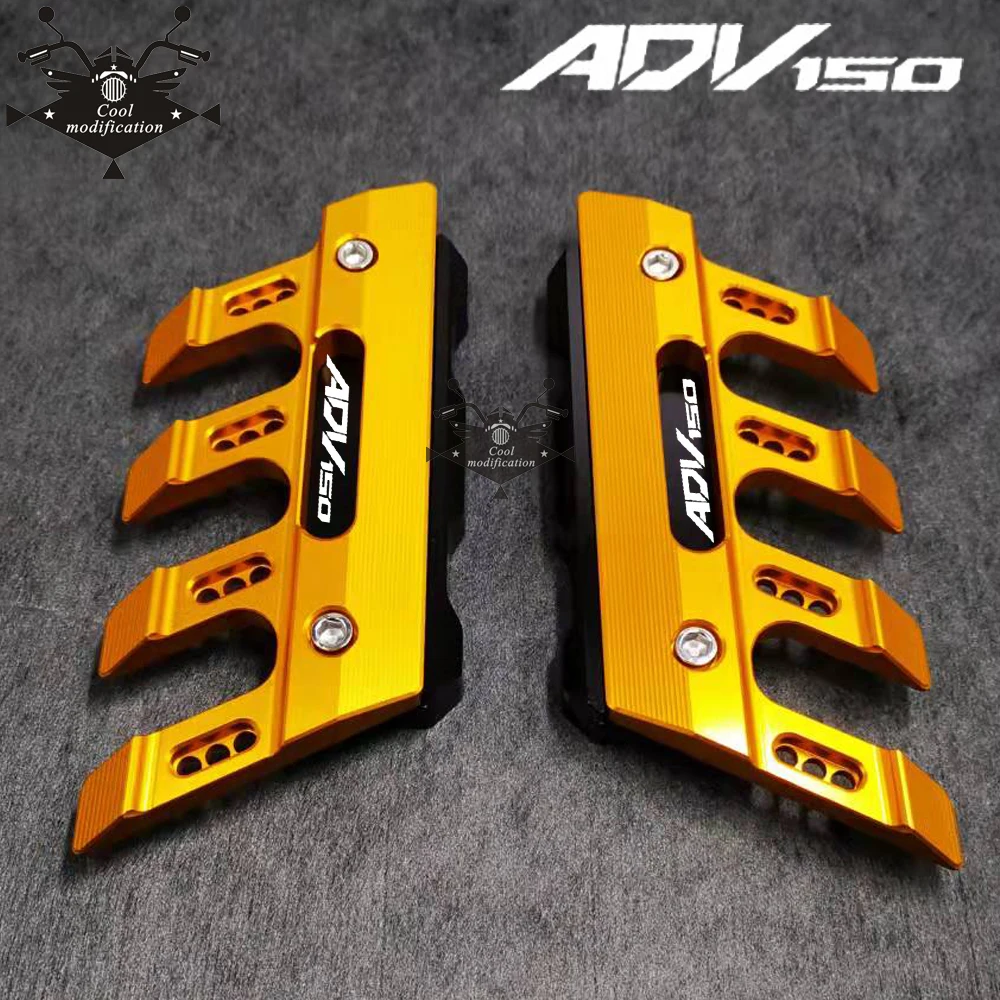 For HONDA ADV150 ADV 150 Motorcycle Mudguard Front Fork Protector Guard Block Front Fender Anti-fall Slider Accessories