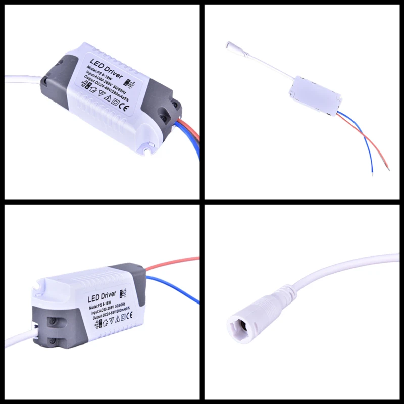1 قطعة LED سائق 8/12/15/18/21W محول إمدادات الطاقة السقف الفيضانات أضواء LED محرك محول محولات إضاءة المصابيح الطاقة