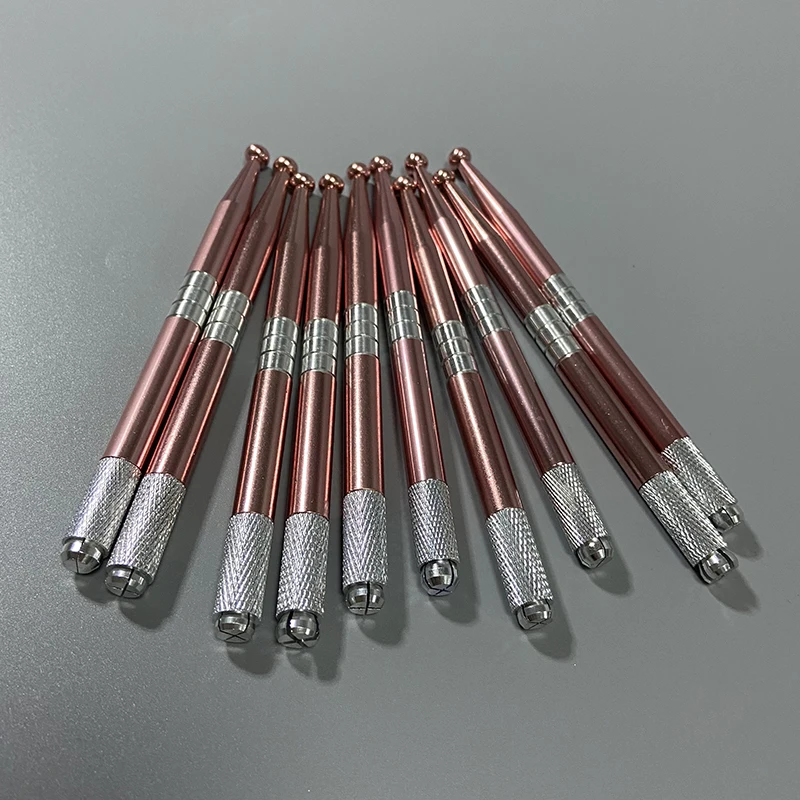 10Pc Eyebrow คู่มือ Microblading Tattoo Pen ปากกาแต่งหน้าถาวร Tattoo Supplies ขายส่งปากกา Microblading