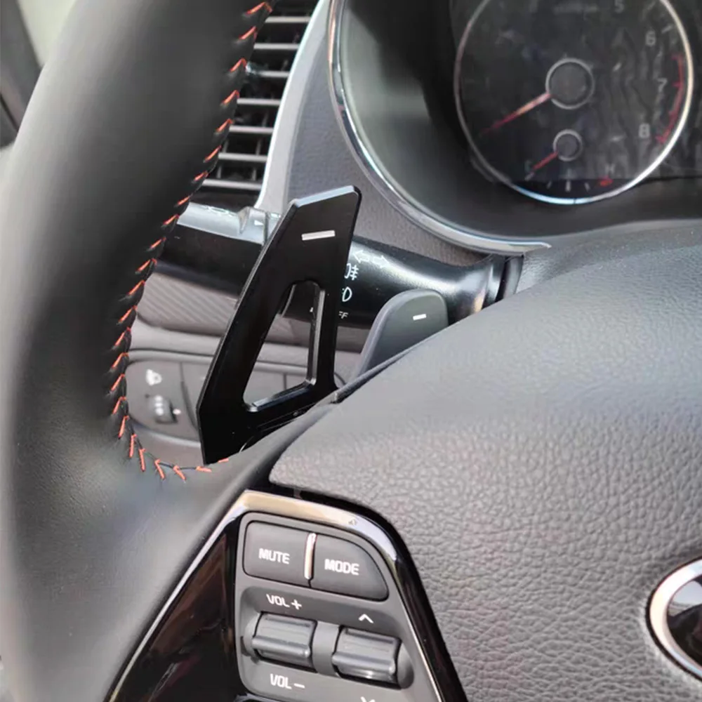 For Kia Ceed GT SW Pro Sportswagon JD Cerato Hatchback Koup YD Forte S SX Car Steering Wheel Shift Paddles DSG Extender Stickers