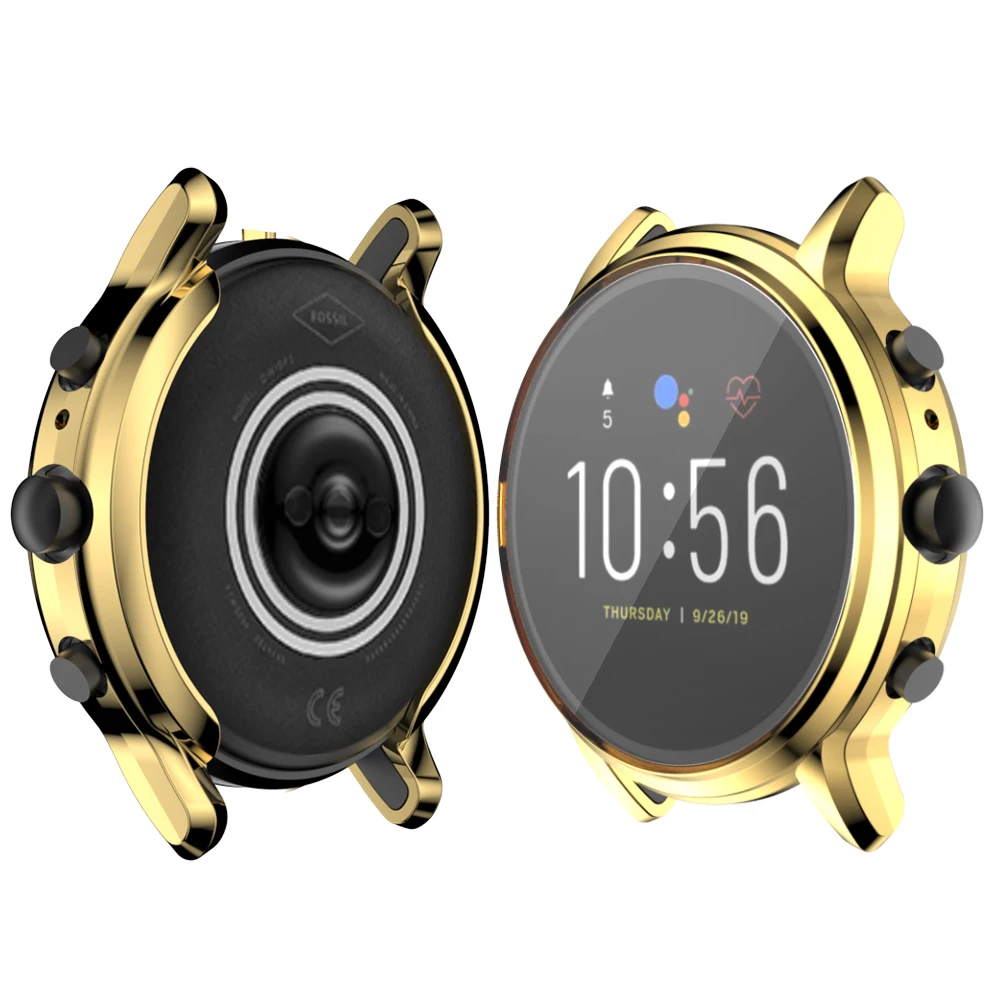 Screen Protector Case For Fos-sil Gen 5 Carlyle HR With Build in Screen， All-Around Protection Soft TPU Cover ( Carlyle)