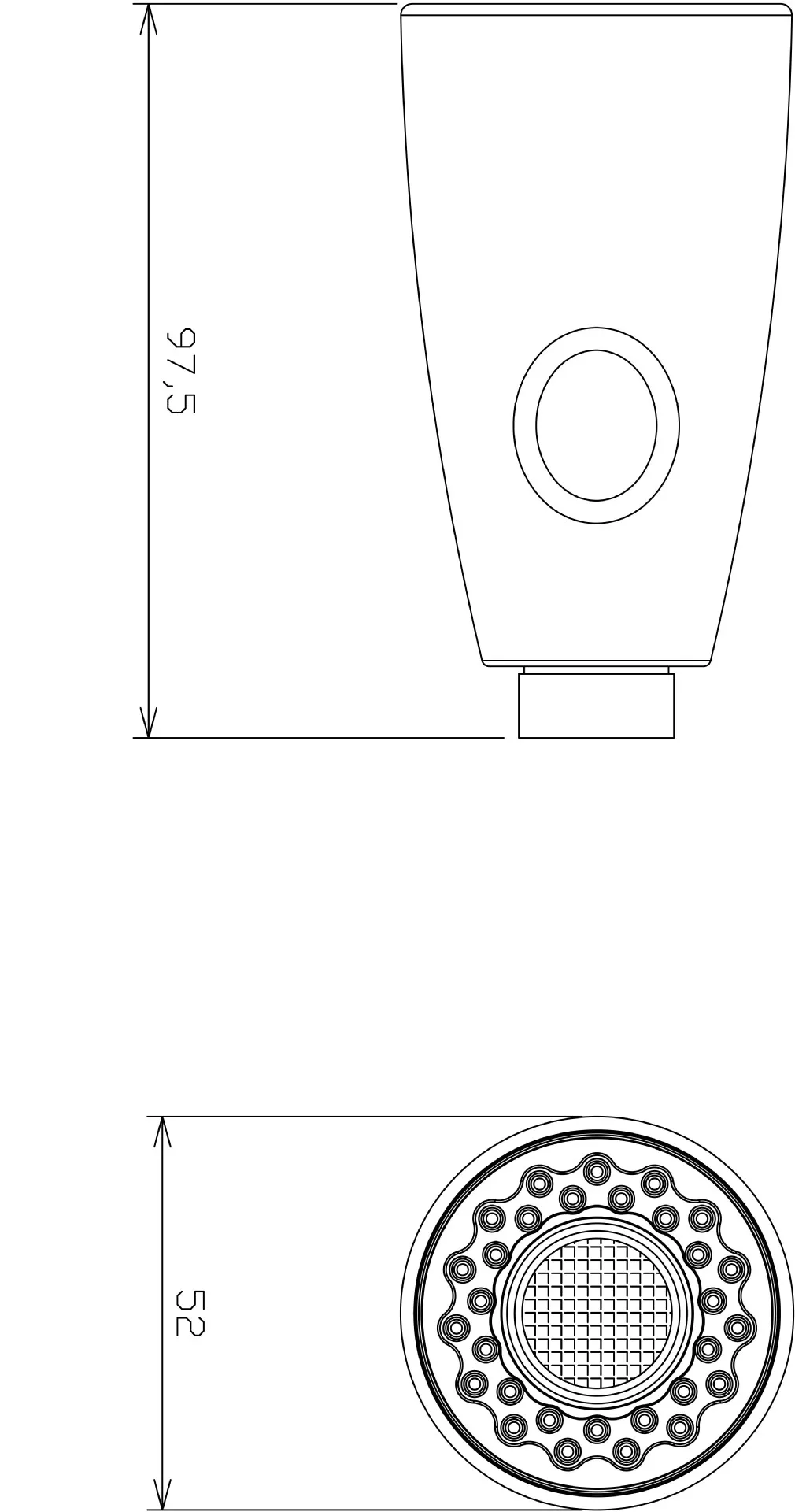 Küche Pull Out Wasserhahn Sprayer Düse Sprayer ABS Langlebig Wasser Sparen Dusche Spray Kopf Badezimmer Becken Waschbecken Wasserhahn Ersatz – Detail 16