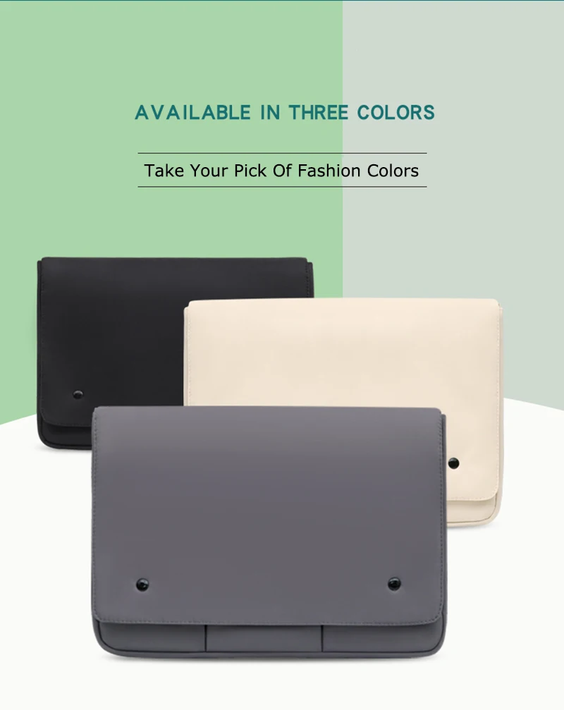 Laptop Tasche Für MacBook Air 13 Fall Xiaomi HP Dell Für 11,6 12 13 13,3 14 15 Zoll Laptop Multi-schicht Lagerung Snap-auf Laptop Cas – Detail 3