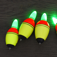 10Pcs 20/30/40G Luminous Fishing Float Foam Led Fishing Light Stick Bobber Buoy Electronic Glowing Night Sea Fishing Floats Set
