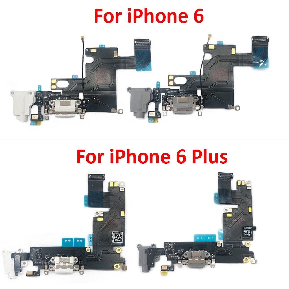 10Pcs/Lot, For iPhone 6 6S 7 8 6G 7G 8G Plus Dock Connector USB Charger Charging Board Port Flex Cable Microphone Board