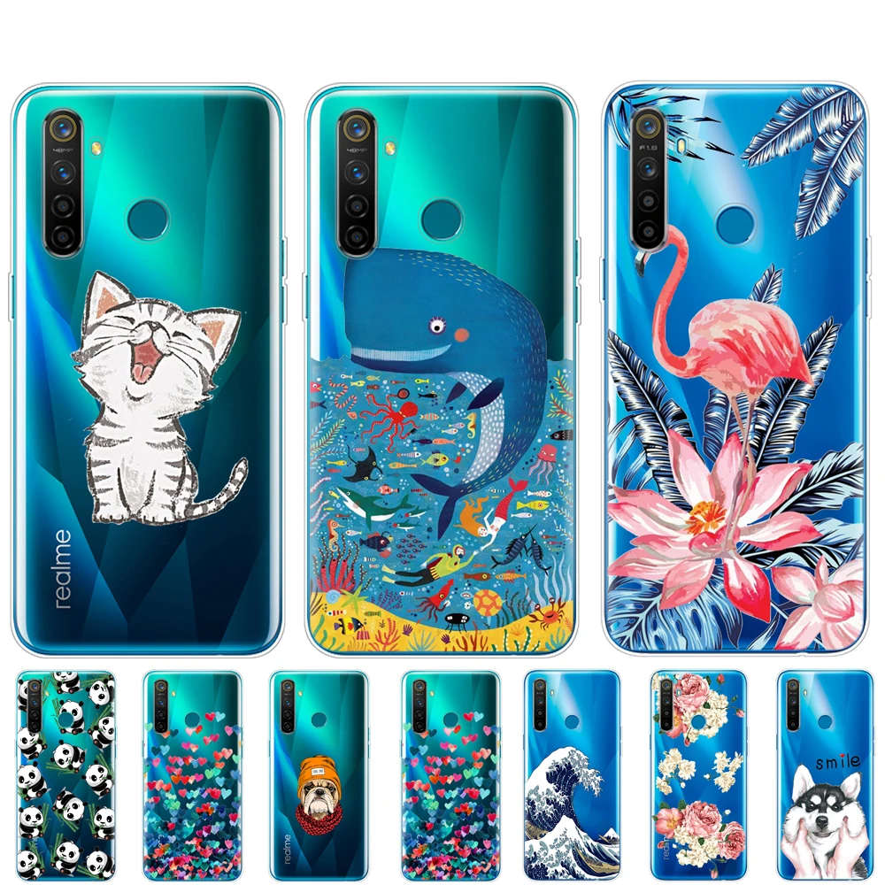 Чехол для Realme 5, чехол для OPPO Realme 5 Pro RMX1971 Realme5 5Pro, задняя крышка из ТПУ