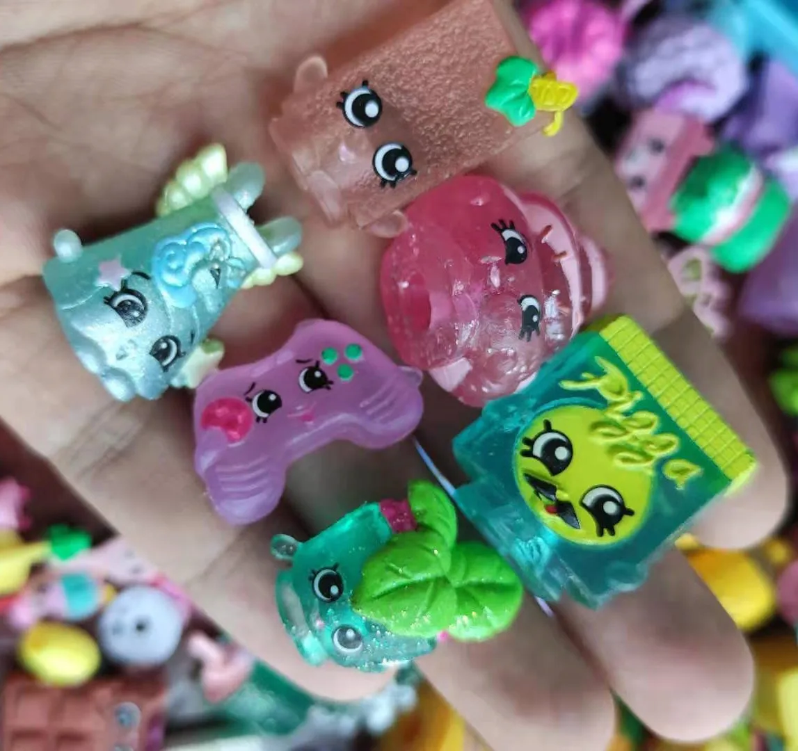 5/10/15/pcs/No Repeats shopkinees Fruit Candy Dolls Action Figure Kid Girls Gift Playing Shopping Family Toys Mixed Seasons