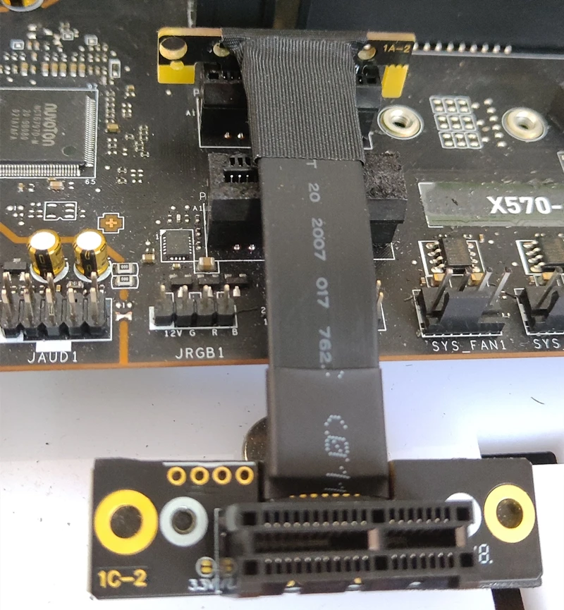 2021 PCIe 3.0 x1 To x1 PCI-E Sound/Network/Array Card Adapter Cable PCI Express 1x Graphics Riser Extender Dual 90 Degree GPU