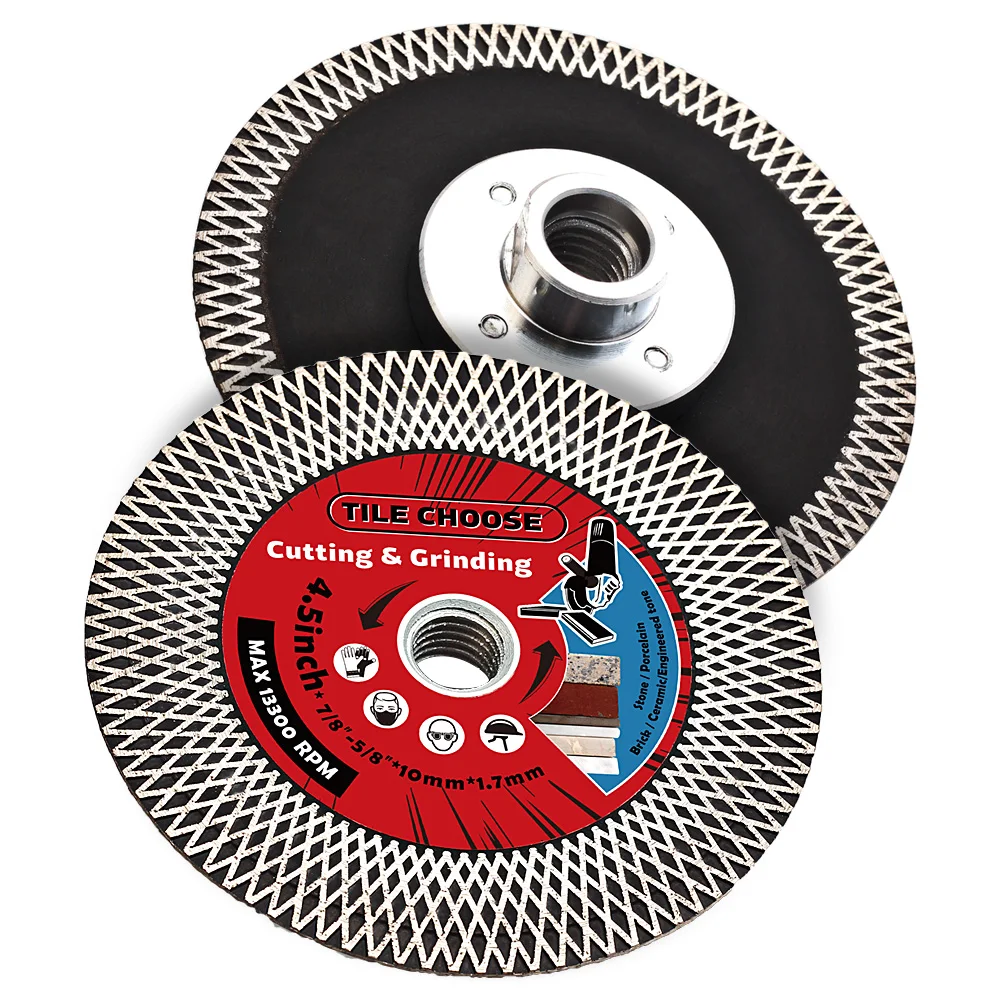 115mm Super Diamond Turbo Tile Blade Porcelain Cutting Blade With M14 Or 5/8\