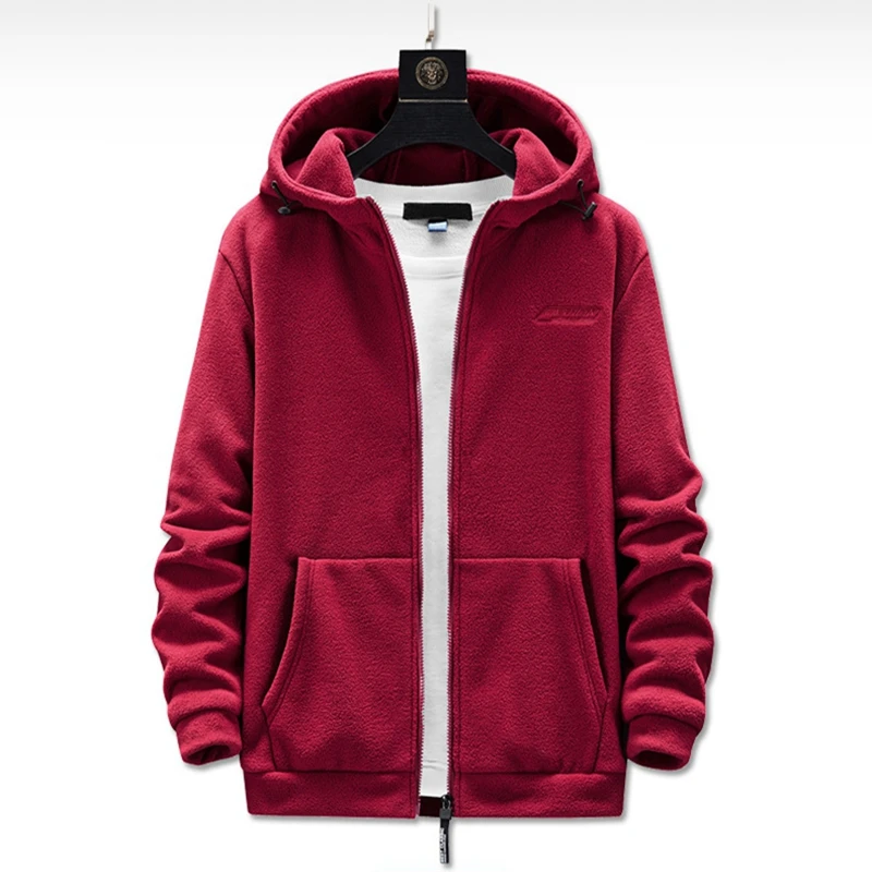 

Autumn and winter new women's plus size hooded sweater 7XL 8XL 9XL fashion polar fleece pocket cardigan casual hooded sweatshirt