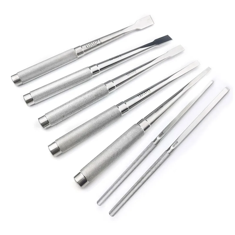 

stainless steel Veterinary Osseous knife Orthopedics Bone Osteotomes 2mm 4mm 6mm 8mm 10mm 12mm orthopedics Instruments