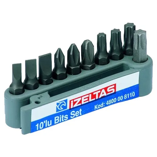 İzeltaş Bits Set ( 25 Mm ) 10 Lu