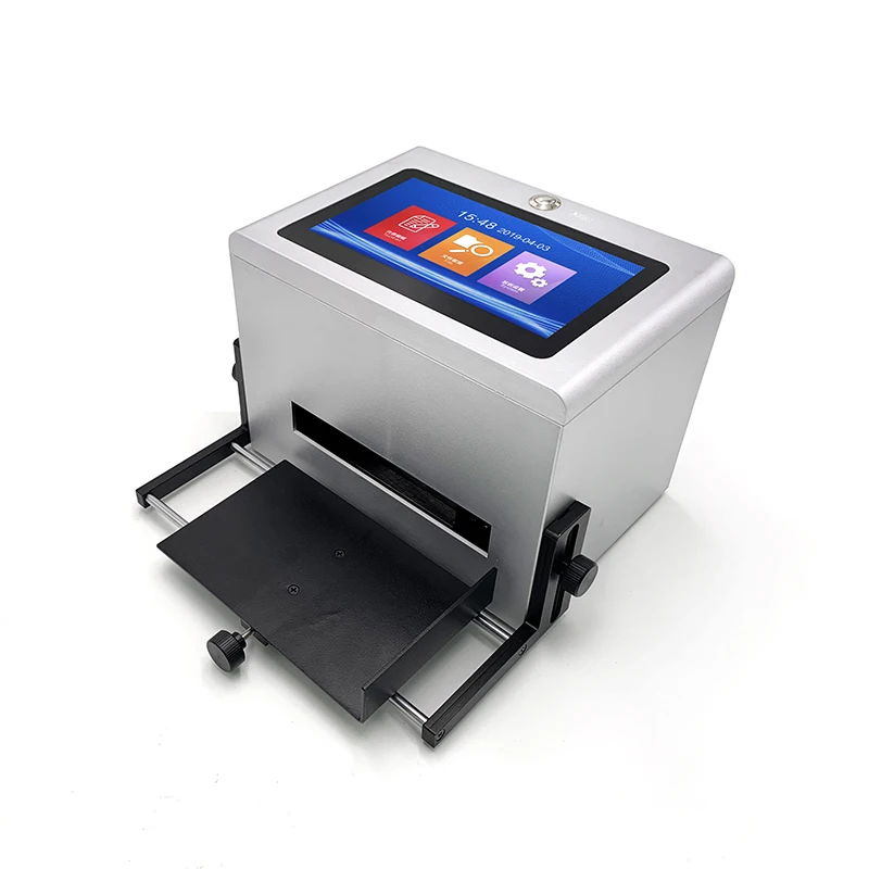 China Manufacturer Portable 7 Inch Tabletop Expiry Date Stamp Batch Coding Inkjet Printer Machine