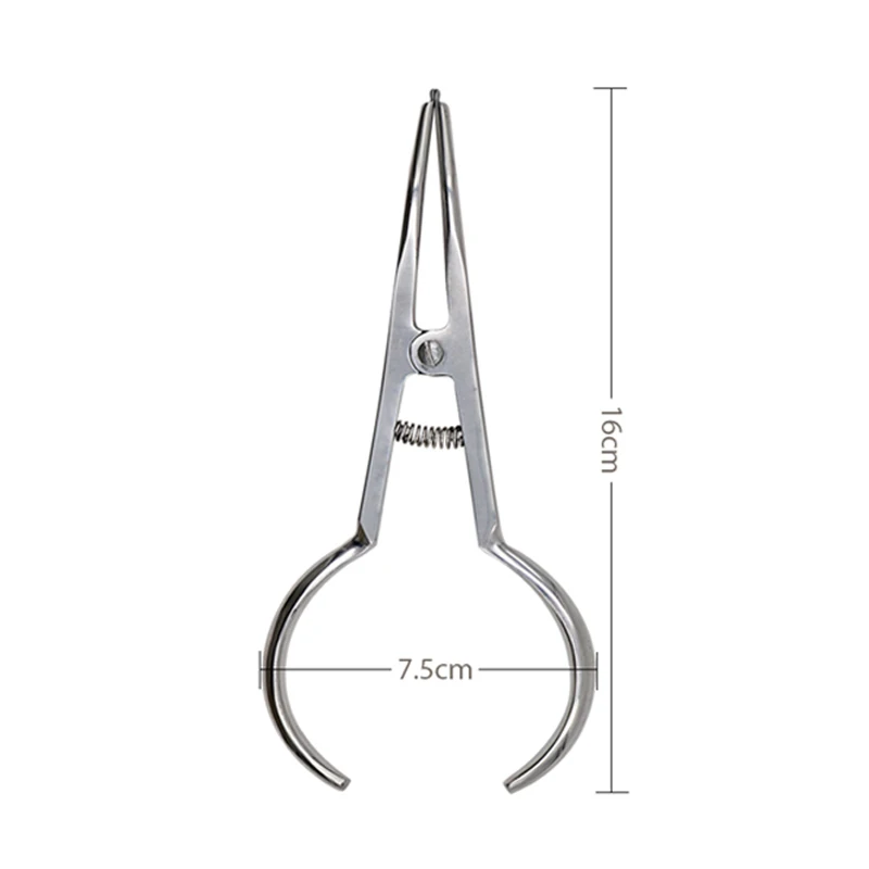 Dental Stainless Steel Rubber Dam Clamps Restorative Barrier Clip Holder Dentist Rubber Clamp Separator Circle Pliers Tools