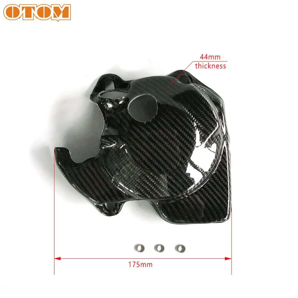 OTOM Dirt Bike Motorcycle Engine Stator Ignition Clutch Cover Case Guard Black For Honda CRF250X 2009-2017 CRF250R CRF 250R 2009