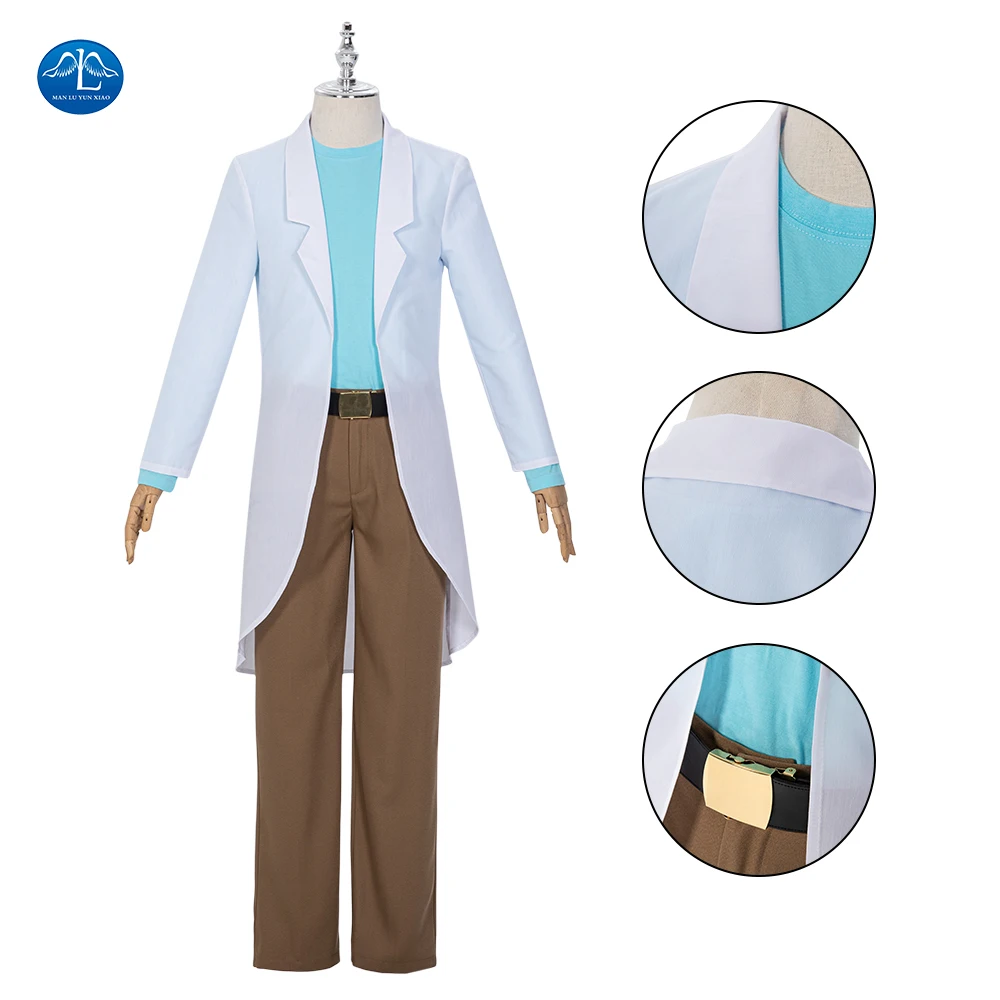 

Rick costume Cosplay Costume Joker Anime Cosplay Costume Halloween Full Set Uniform For Party Custom Made