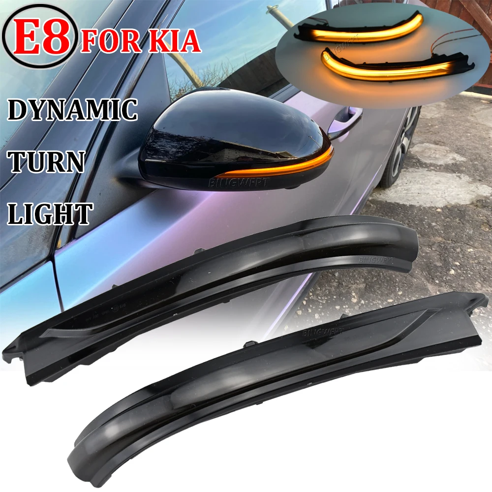 

2X LED Dynamic Turn Signal Light For Kia Optima K5 TF 2016 2017 2018 2019 Rearview Mirror Sequential Blinker Indicator