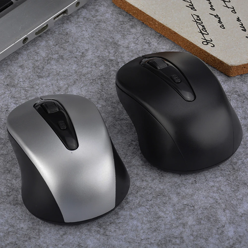 Wireless Bluetooth Mouse 2.4GHz PC Gaming Mice 1600DPI Adjustable Ergonomic Mouse for Laptop/ PC Computer