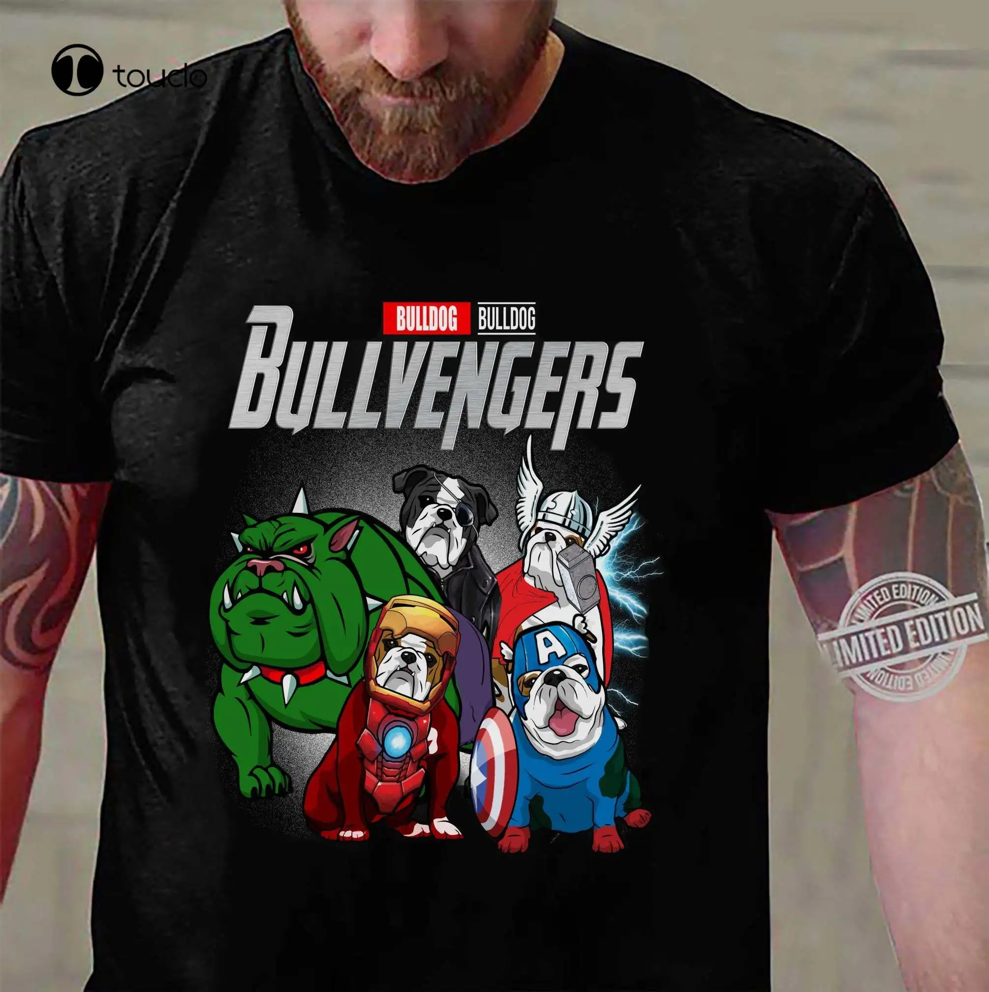 

Bulldog Bullvengers Shirt Women'S T-Shirt, O-Neck T-Shirt