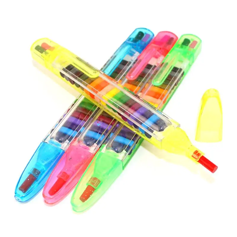 2 pezzi Vernice Disegno A Pastelli Penna 20 Colori Per Bambini FAI DA TE Matita Per Bambini Rifornimenti Arte Strumento Pittura Giocattolo Educativo L4MB